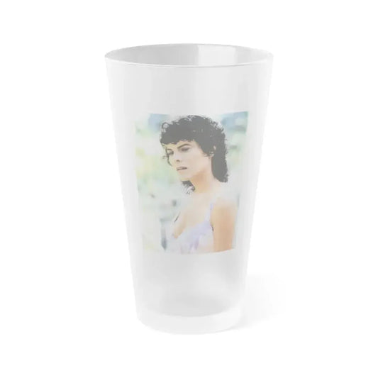 Adrienne Barbeau #72 (Vintage Female Icon) Frosted Pint Glass 16oz 16oz Frosted - Go Mug Yourself