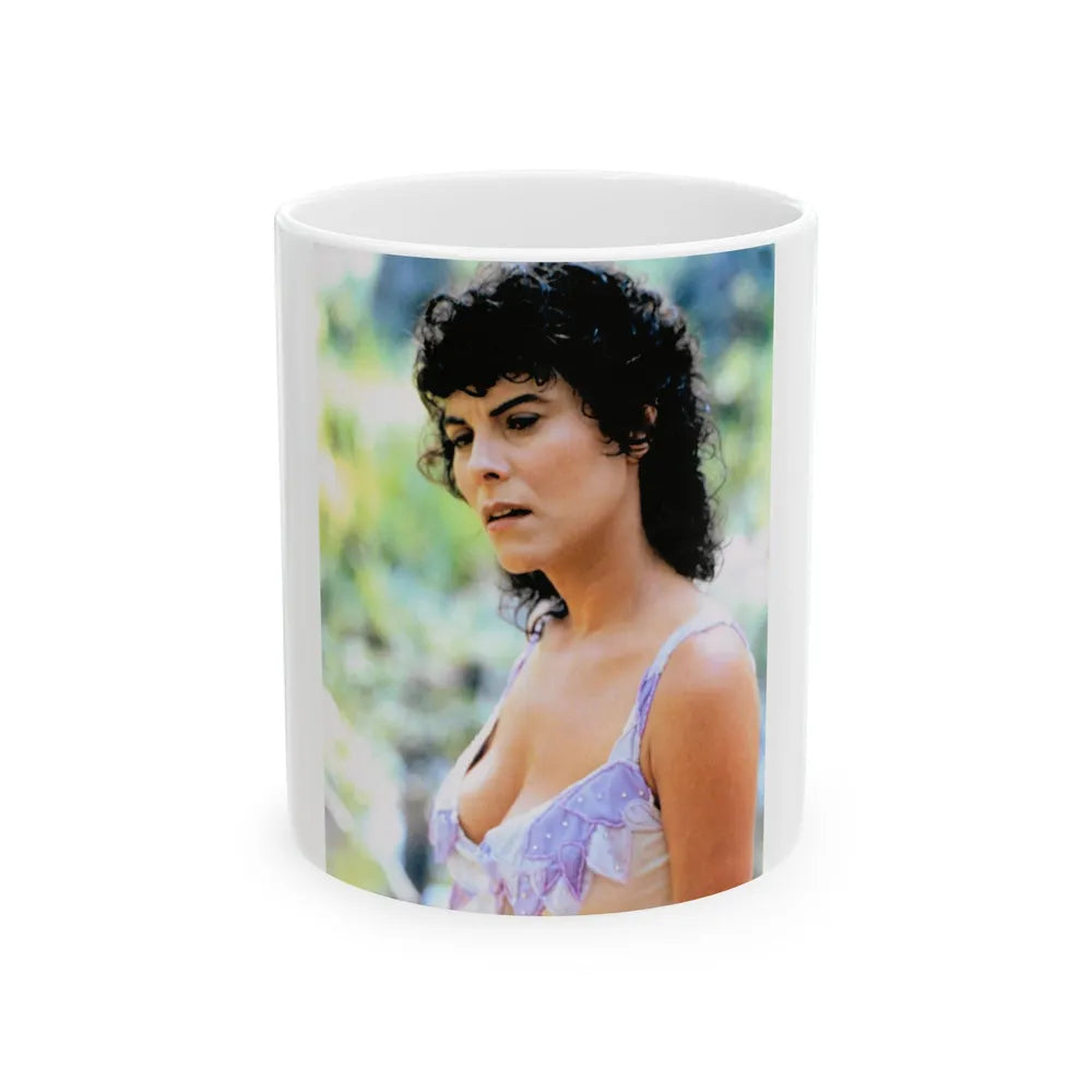 Adrienne Barbeau #72 (Vintage Female Icon) White Coffee Mug-11oz-Go Mug Yourself