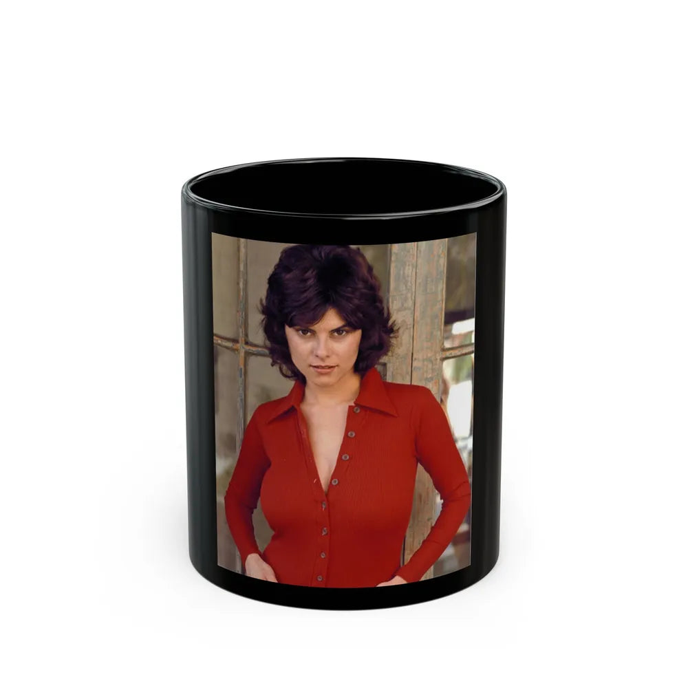 Adrienne Barbeau #74 (Vintage Female Icon) Black Coffee Mug-11oz-Go Mug Yourself