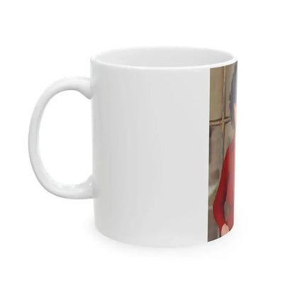 Adrienne Barbeau #74 (Vintage Female Icon) White Coffee Mug - Go Mug Yourself
