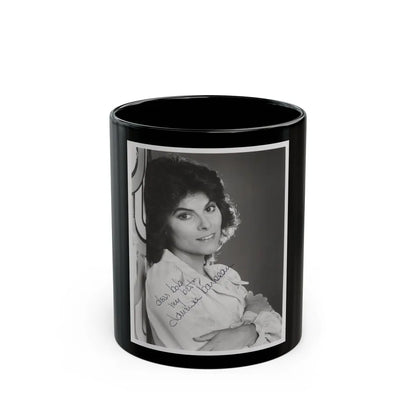 Adrienne Barbeau #76 (Vintage Female Icon) Black Coffee Mug-11oz-Go Mug Yourself