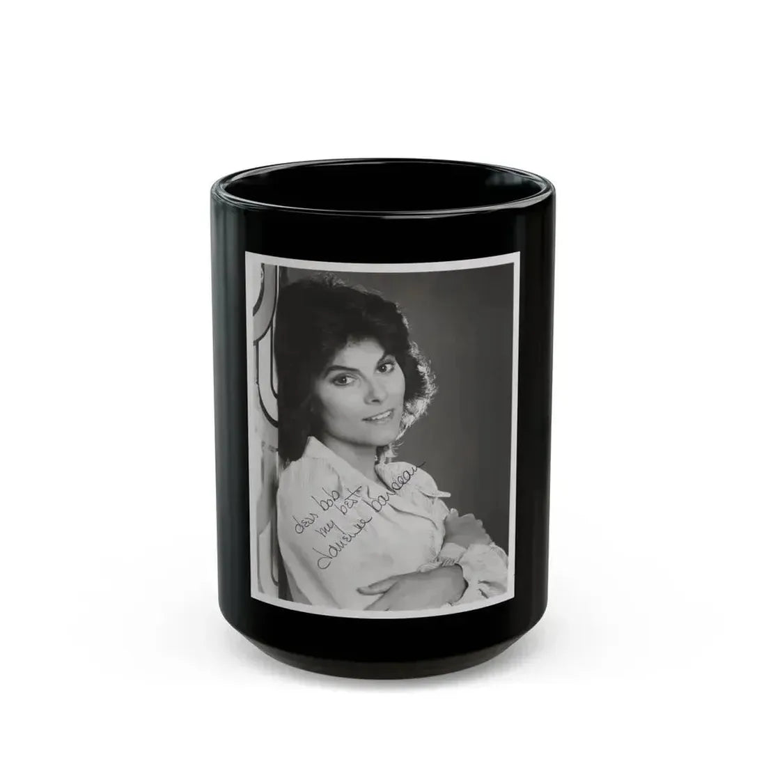 Adrienne Barbeau #76 (Vintage Female Icon) Black Coffee Mug 15oz - Go Mug Yourself
