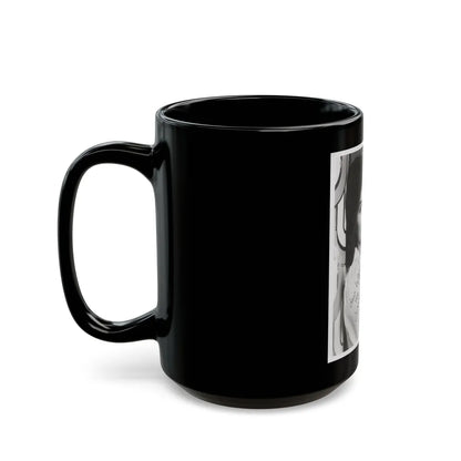 Adrienne Barbeau #76 (Vintage Female Icon) Black Coffee Mug-Go Mug Yourself