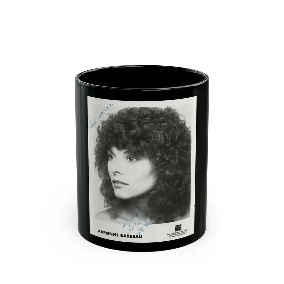 Adrienne Barbeau #77 (Vintage Female Icon) Black Coffee Mug 11oz - Go Mug Yourself