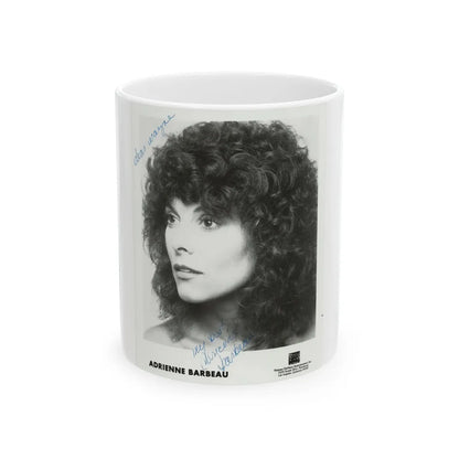 Adrienne Barbeau #77 (Vintage Female Icon) White Coffee Mug-11oz-Go Mug Yourself