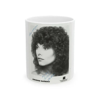 Adrienne Barbeau #77 (Vintage Female Icon) White Coffee Mug 11oz - Go Mug Yourself