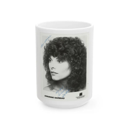 Adrienne Barbeau #77 (Vintage Female Icon) White Coffee Mug-15oz-Go Mug Yourself