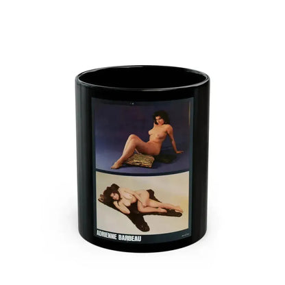 Adrienne Barbeau #82 - High Society Pictorial July '80 (Vintage Female Icon) Black Coffee Mug 11oz - Go Mug Yourself
