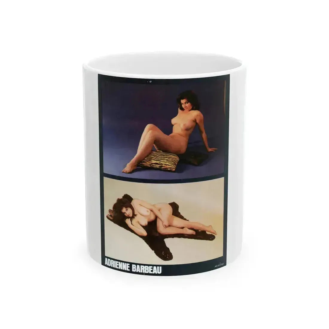 Adrienne Barbeau #82 - High Society Pictorial July '80 (Vintage Female Icon) White Coffee Mug 11oz - Go Mug Yourself