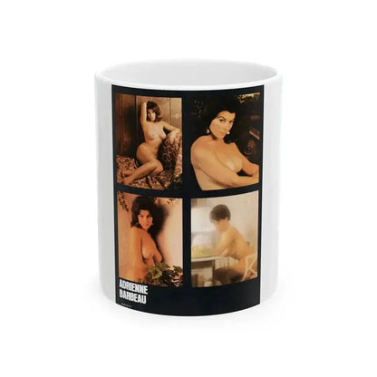 Adrienne Barbeau #83 - High Society Pictorial July '80 (Vintage Female Icon) White Coffee Mug 11oz - Go Mug Yourself