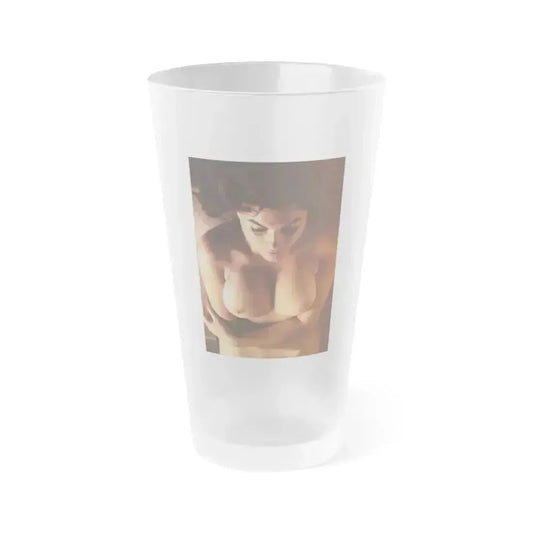 Adrienne Barbeau #85 - High Society Pictorial July '80 (Vintage Female Icon) Frosted Pint Glass 16oz 16oz Frosted - Go Mug Yourself