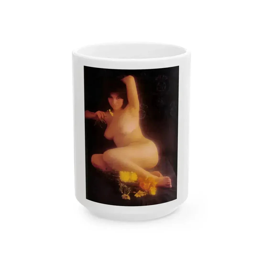Adrienne Barbeau #86 (Vintage Female Icon) White Coffee Mug 15oz - Go Mug Yourself
