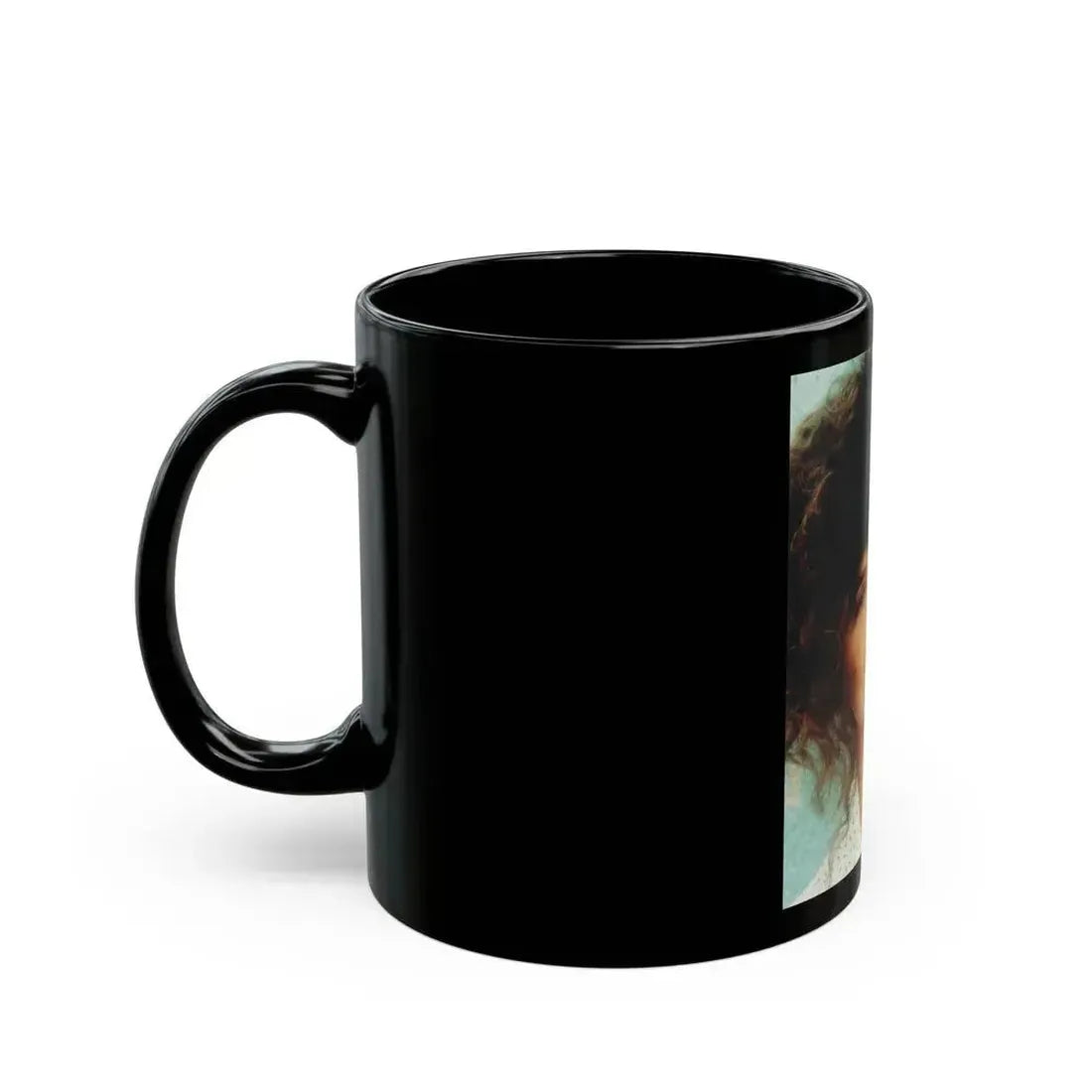 Adrienne Barbeau #87 (Vintage Female Icon) Black Coffee Mug - Go Mug Yourself