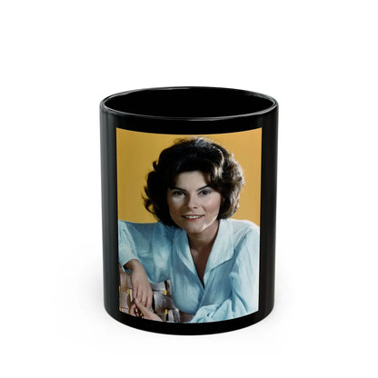 Adrienne Barbeau #88 (Vintage Female Icon) Black Coffee Mug-11oz-Go Mug Yourself