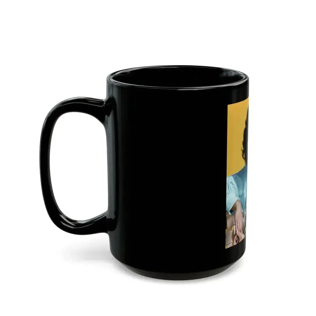 Adrienne Barbeau #88 (Vintage Female Icon) Black Coffee Mug - Go Mug Yourself