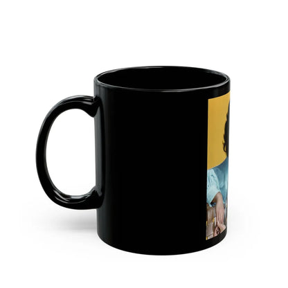 Adrienne Barbeau #88 (Vintage Female Icon) Black Coffee Mug-Go Mug Yourself