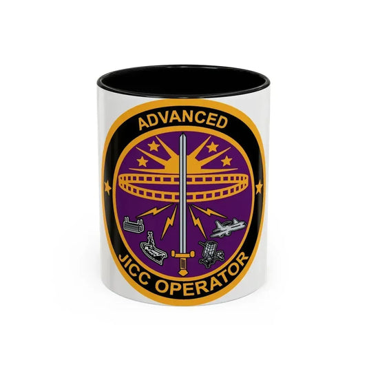 Advanced JICC Operator (U.S. Air Force) Accent Coffee Mug 11oz Black - Go Mug Yourself