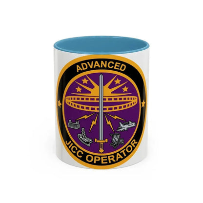 Advanced JICC Operator (U.S. Air Force) Accent Coffee Mug 11oz Light Blue - Go Mug Yourself