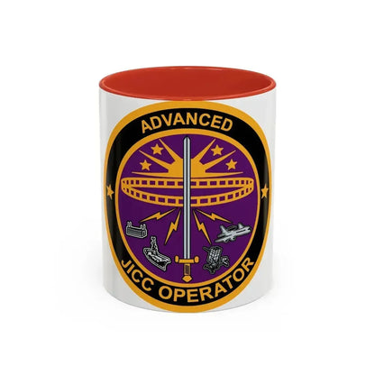 Advanced JICC Operator (U.S. Air Force) Accent Coffee Mug 11oz Red - Go Mug Yourself