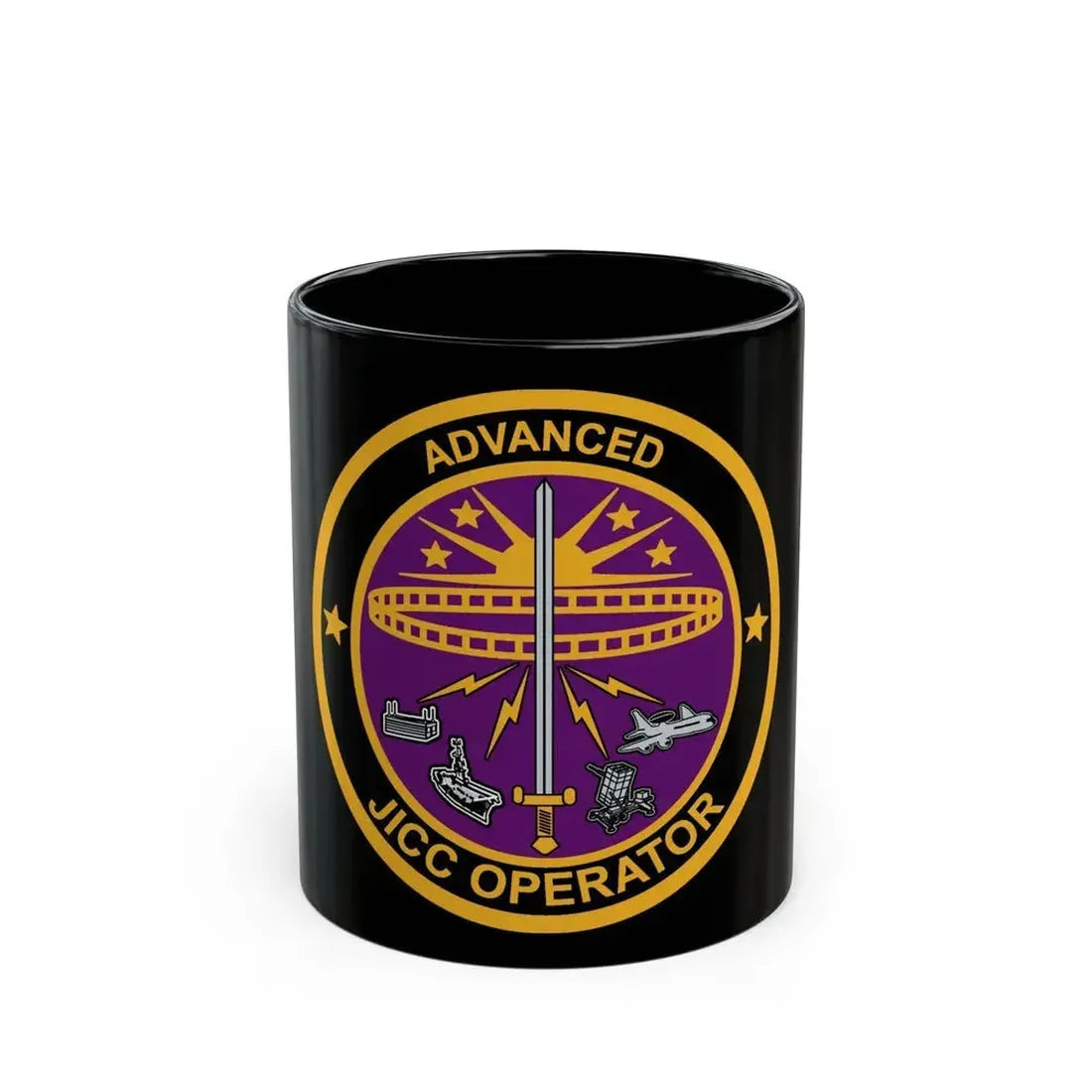Advanced JICC Operator (U.S. Air Force) Black Coffee Mug 11oz - Go Mug Yourself