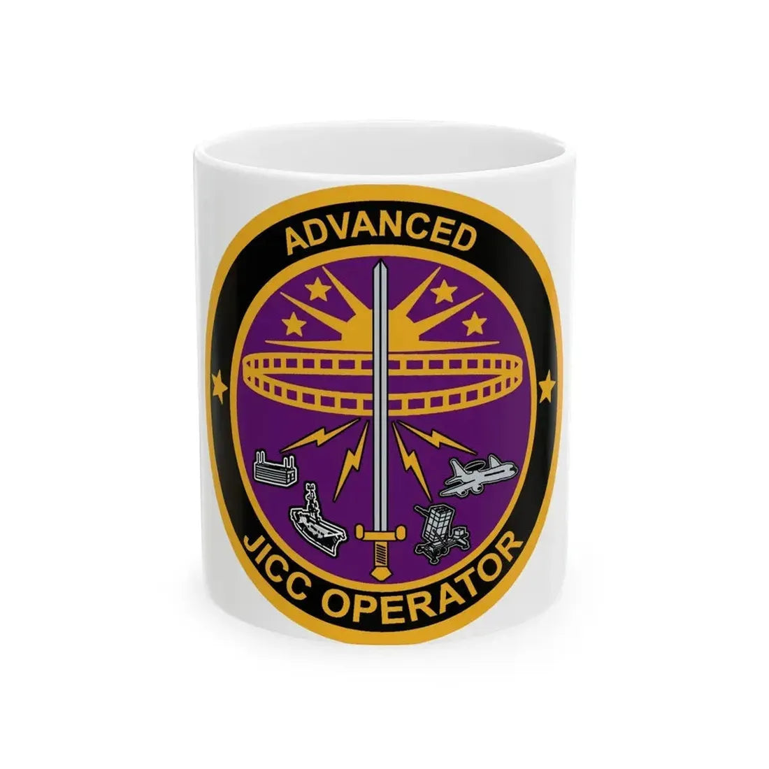 Advanced JICC Operator (U.S. Air Force) White Coffee Mug 11oz - Go Mug Yourself