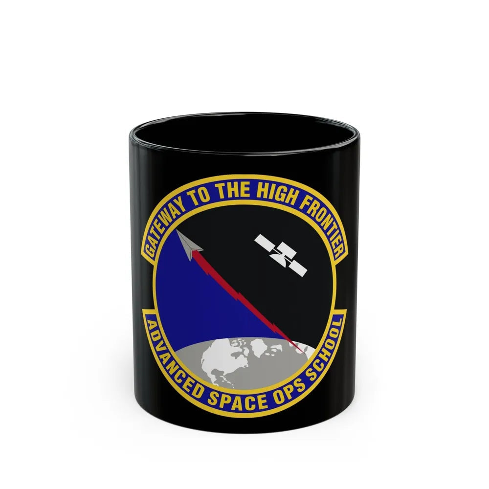 Advanced Space Operations School (U.S. Air Force) Black Coffee Mug-11oz-Go Mug Yourself