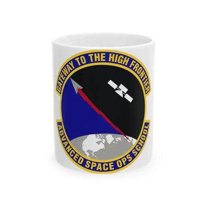 Advanced Space Operations School (U.S. Air Force) White Coffee Mug 11oz - Go Mug Yourself