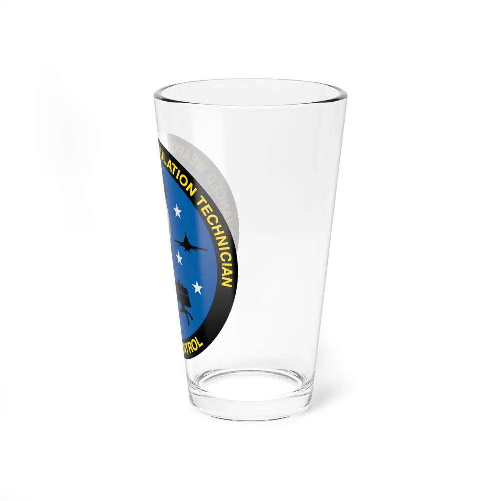 Advanced Weapons Simulation Tech Venom Ctrl (U.S. Air Force) Pint Glass 16oz-Go Mug Yourself