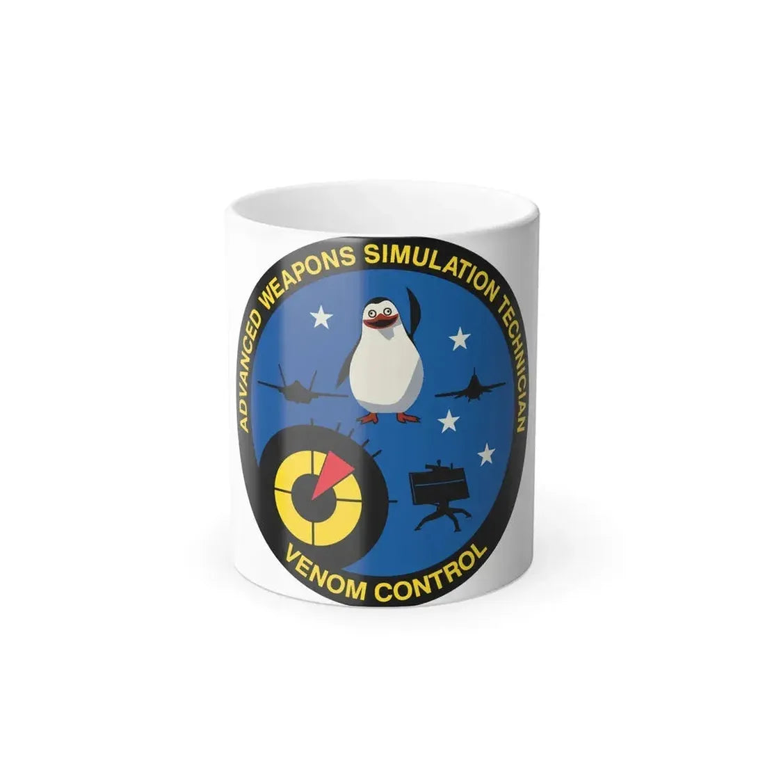 Advanced Weapons Simulation Tech Venom Ctrl (U.S. Air Force) Color Changing Coffee Mug 11oz - Go Mug Yourself