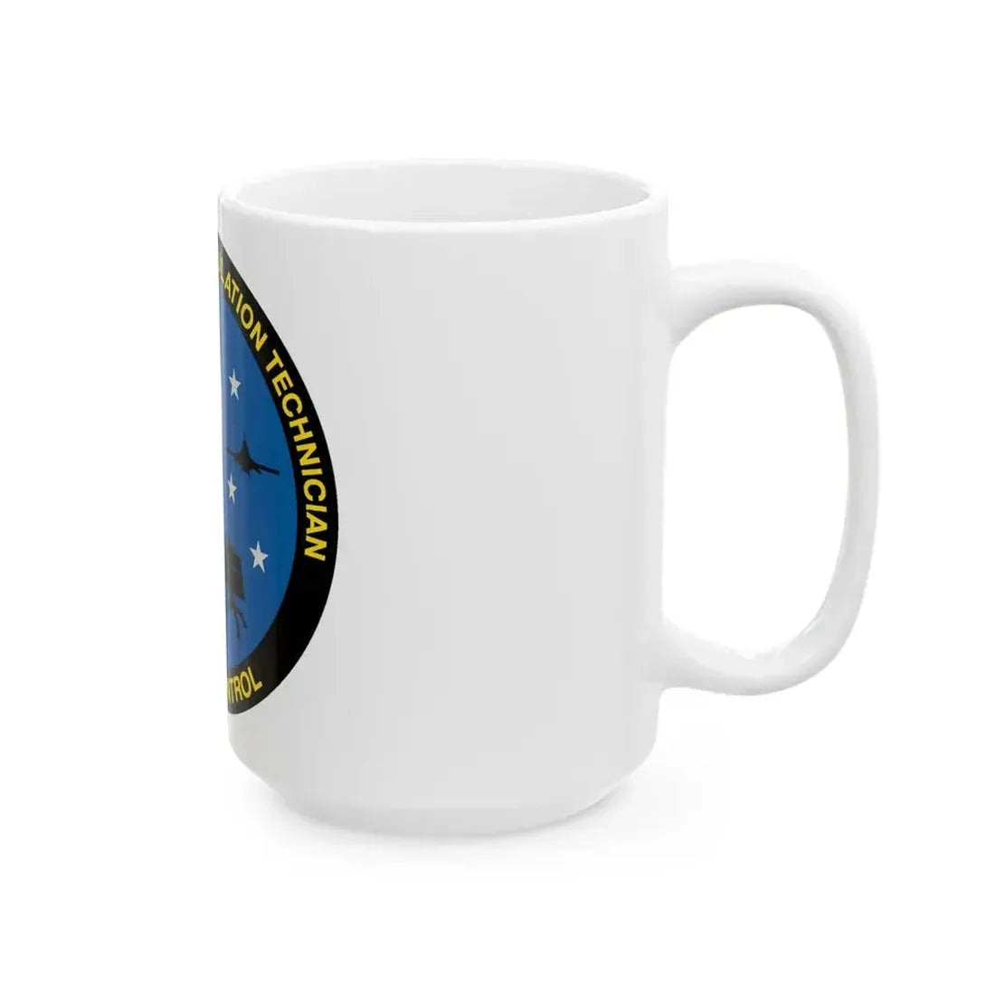 Advanced Weapons Simulation Tech Venom Ctrl (U.S. Air Force) White Coffee Mug - Go Mug Yourself
