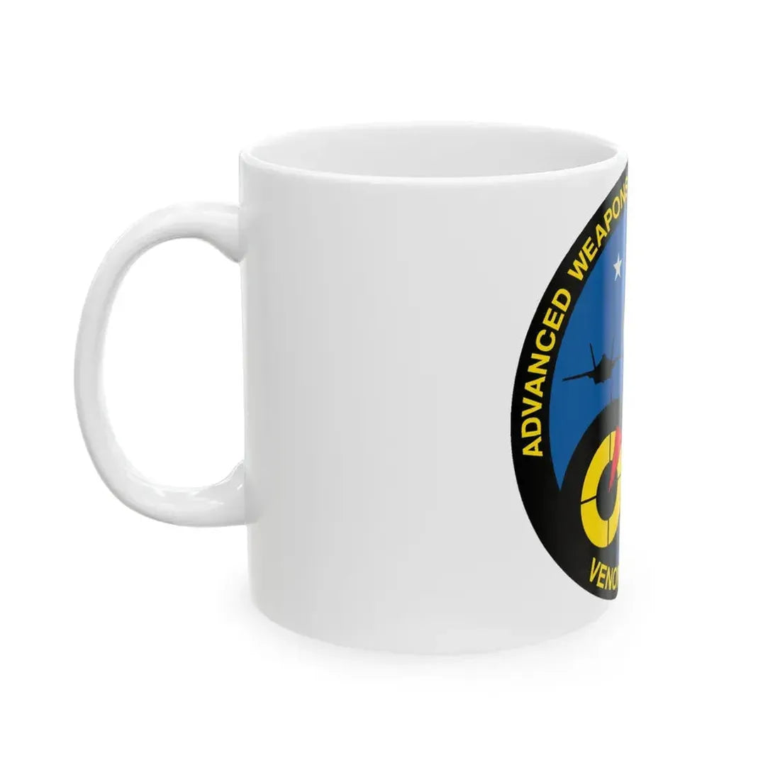 Advanced Weapons Simulation Tech Venom Ctrl (U.S. Air Force) White Coffee Mug - Go Mug Yourself