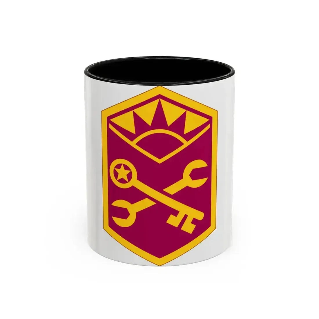 Advanced Weapons Support Command (U.S. Army) Accent Coffee Mug 11oz Black - Go Mug Yourself