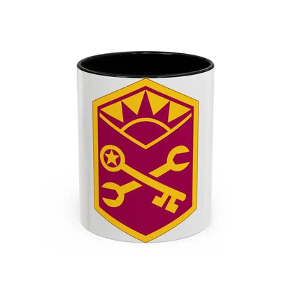 Advanced Weapons Support Command (U.S. Army) Accent Coffee Mug 11oz Black - Go Mug Yourself