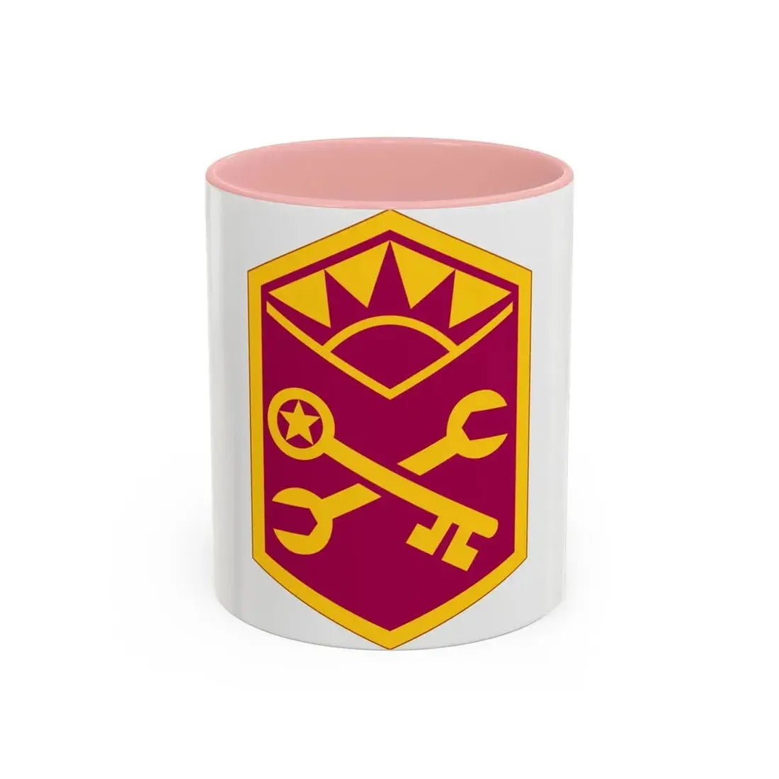 Advanced Weapons Support Command (U.S. Army) Accent Coffee Mug 11oz Pink - Go Mug Yourself