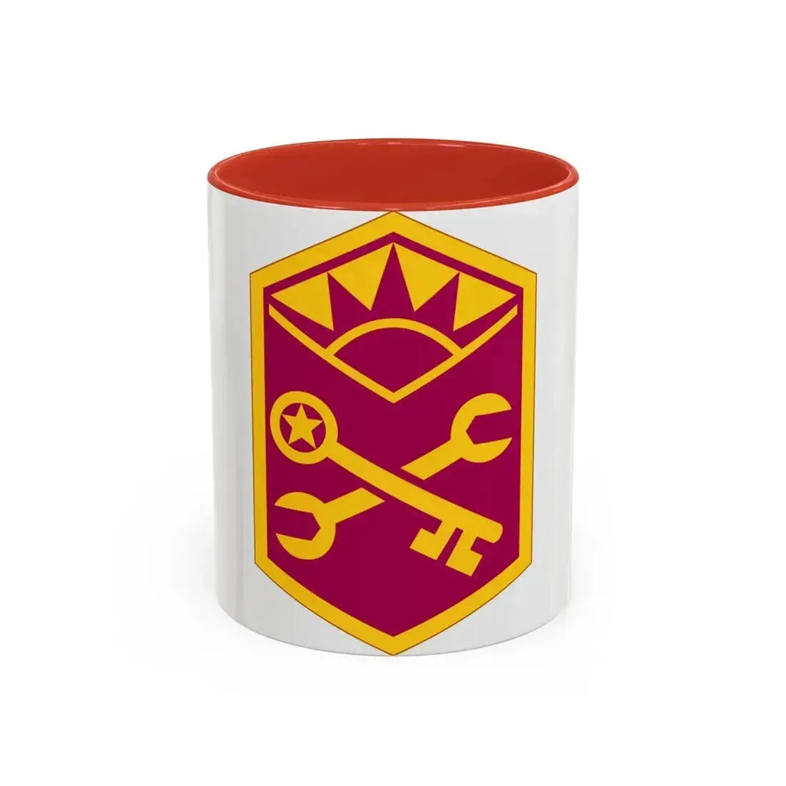 Advanced Weapons Support Command (U.S. Army) Accent Coffee Mug 11oz Red - Go Mug Yourself