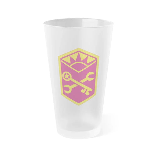 Advanced Weapons Support Command (U.S. Army) Frosted Pint Glass 16oz Default Title - Go Mug Yourself