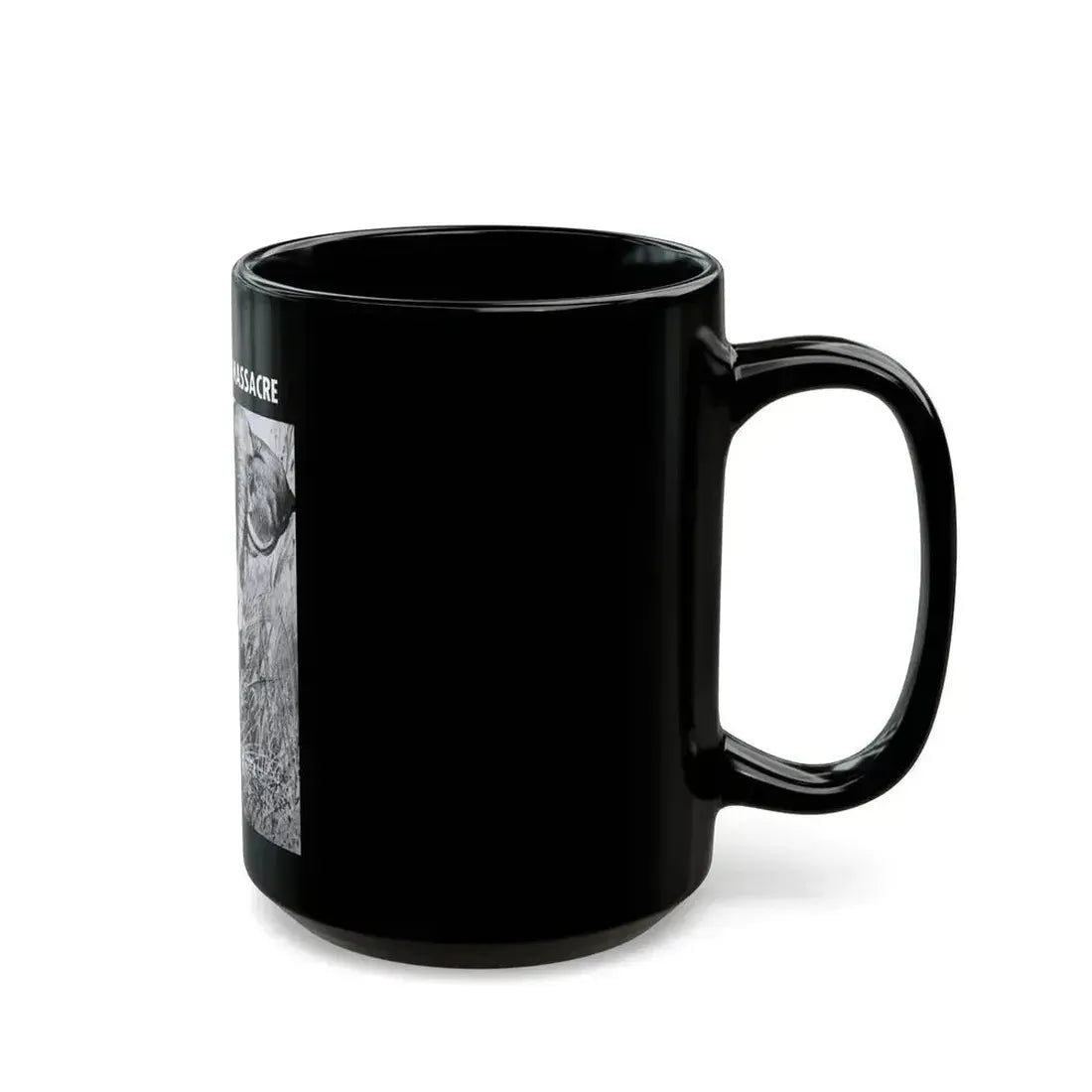 Adventure In Massacre, Peril magazine, June 1957 - Black Coffee Mug - Go Mug Yourself