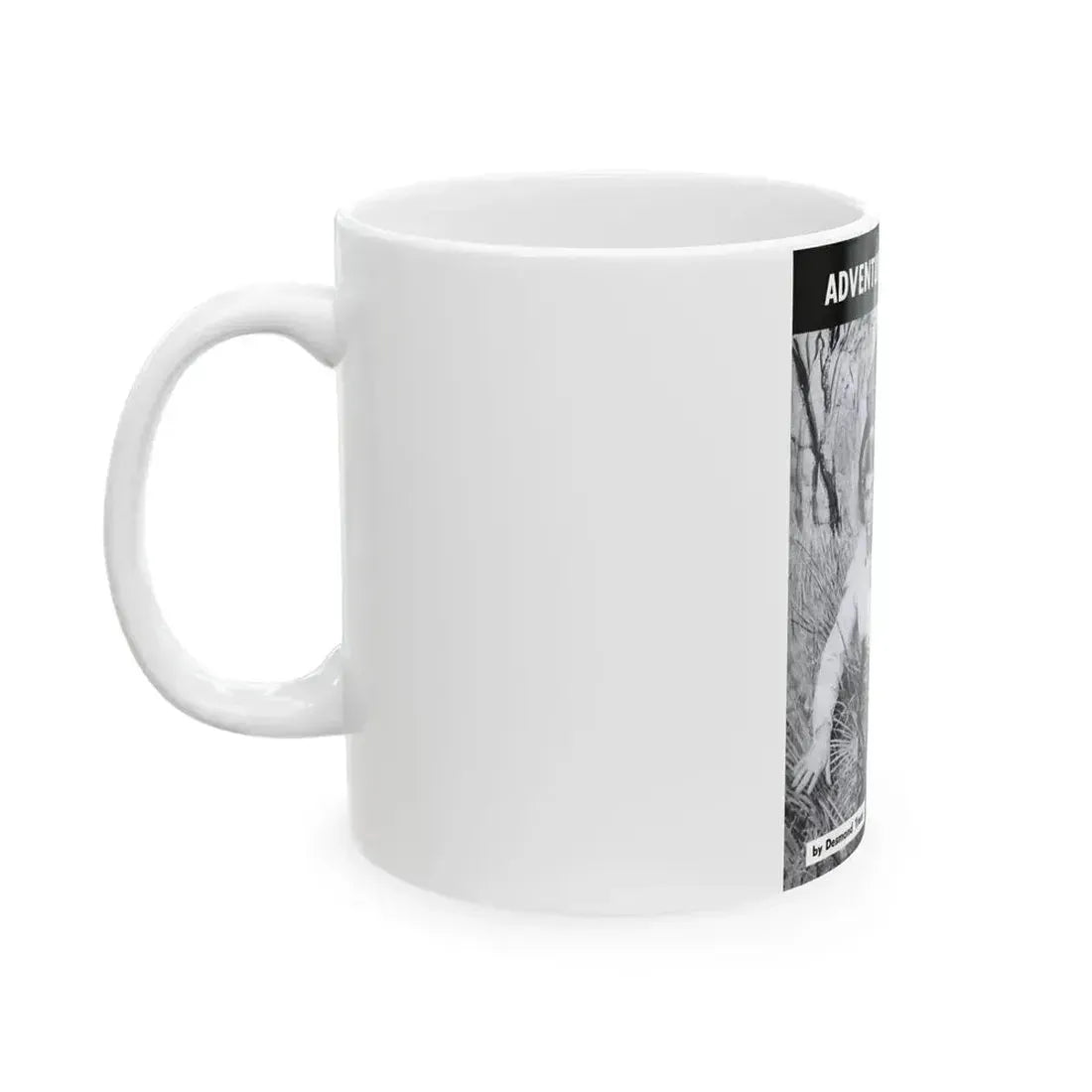 Adventure In Massacre, Peril magazine, June 1957 - White Coffee Mug - Go Mug Yourself