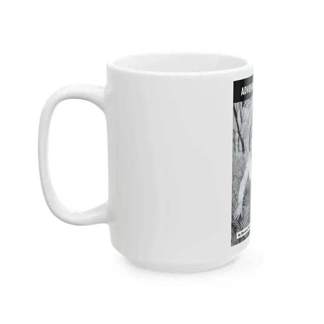 Adventure In Massacre, Peril magazine, June 1957 - White Coffee Mug - Go Mug Yourself