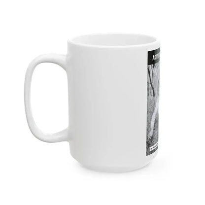 Adventure In Massacre, Peril magazine, June 1957 - White Coffee Mug - Go Mug Yourself
