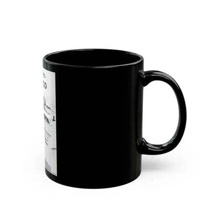 Adventure in Mexico, Calling All Girls, March 1947 - Black Coffee Mug - Go Mug Yourself