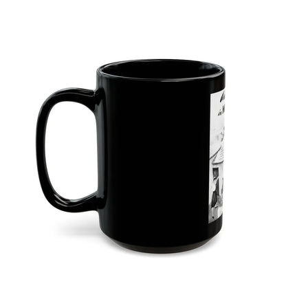 Adventure in Mexico, Calling All Girls, March 1947 - Black Coffee Mug-Go Mug Yourself