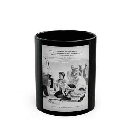 Adventure In Mexico, Calling All Girls, May 1947 - Black Coffee Mug 11oz - Go Mug Yourself