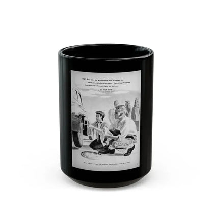 Adventure In Mexico, Calling All Girls, May 1947 - Black Coffee Mug 15oz - Go Mug Yourself