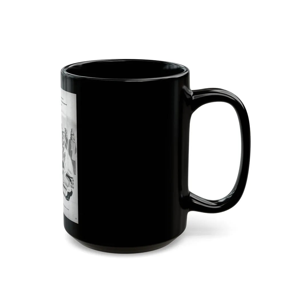 Adventure In Mexico, Calling All Girls, May 1947 - Black Coffee Mug-Go Mug Yourself