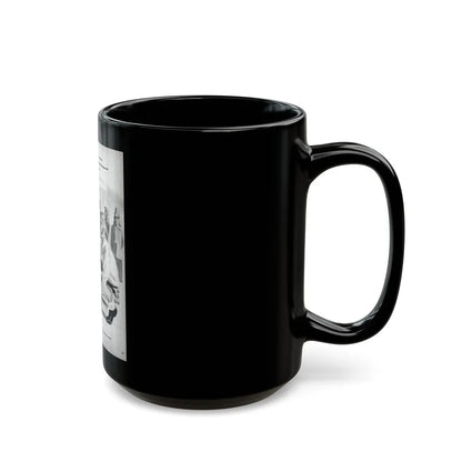 Adventure In Mexico, Calling All Girls, May 1947 - Black Coffee Mug-Go Mug Yourself