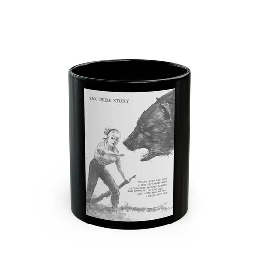 Adventure-June-1965 - Black Coffee Mug 11oz - Go Mug Yourself