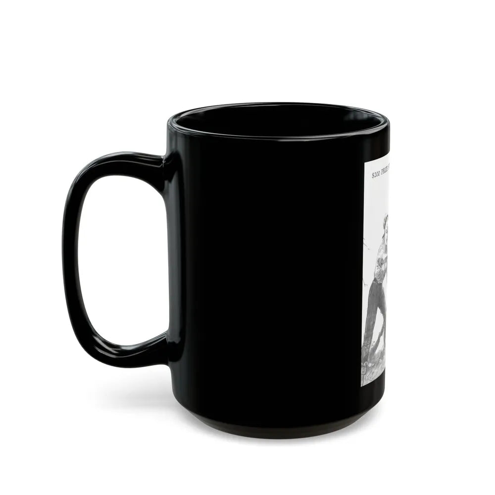 Adventure-June-1965 - Black Coffee Mug-Go Mug Yourself