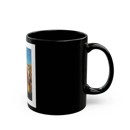 Adventure pulp magazine, cover art - Black Coffee Mug - Go Mug Yourself