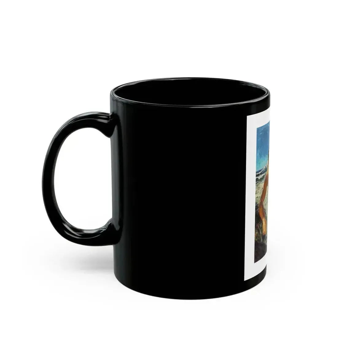 Adventure pulp magazine, cover art - Black Coffee Mug - Go Mug Yourself